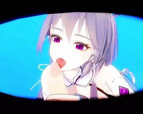 Luo Tianyi Hentai Sex Vocaloid Mmd 3D Purple Eyes Color Edit Smixix