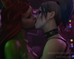 Harley and Poison Ivy Lesbian Sex