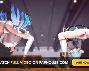 Mmd R-18 Anime Girls Sexy Dancing Clip 334