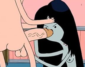 Marceline le da una mamada a Finn