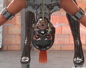 Captured by Sister - 3D Metal Bondage Fetish