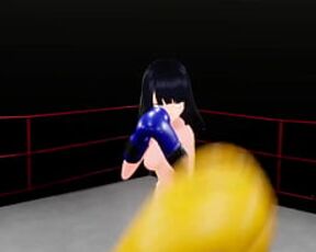 boxing hentai topless