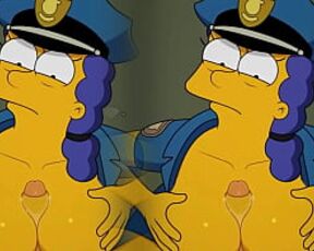 Marge Simpson Infiel Puta compilacion VR Hentai