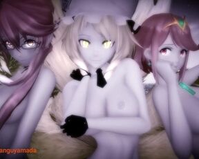 MMD R18 Erotic Session NOIR Style Nude