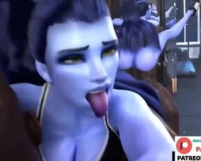 Widowmaker Hardcore Bbc Fucking In Gym And Big Creampie | Best Bbc Overwatch Hentai 4k 60fps