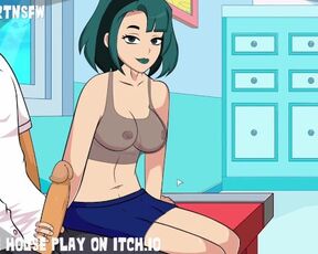 Gwen Total Drama Handjob Masturbation Cumshot - Hole House