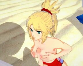 Fate/Grand Order — Mordred Gets Fucked on the Beach(3d HENTAI)