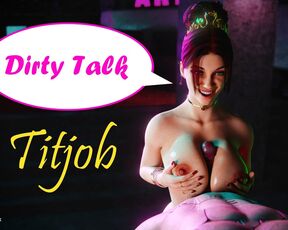 Dirty Talk Titjob - your dick will explode between the tits of Scarlet Fyre, our new OC