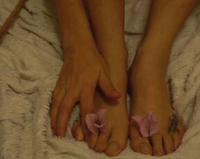 Cute Teen Feet Fetich getting Ready for Bed ASMR Summer Night