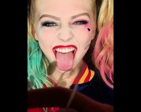 LOREN GRAY TIKTOK HARLEY QUINN CUM TRIBUTE