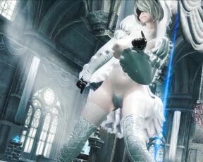 Skyrim Nier 2b Sexy Mmd Dance Addiction