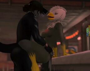 Furry Bar Fuck BirdxSnake (SL Yiff Video)